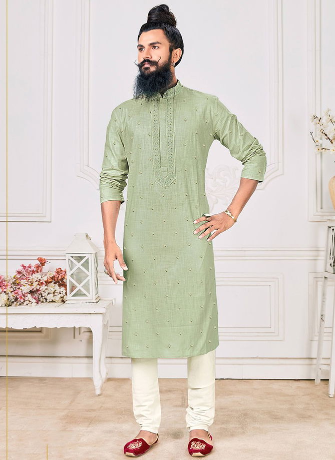 REYAANSH Festive Wear Wholesale Kurta Pajama Mens Collection